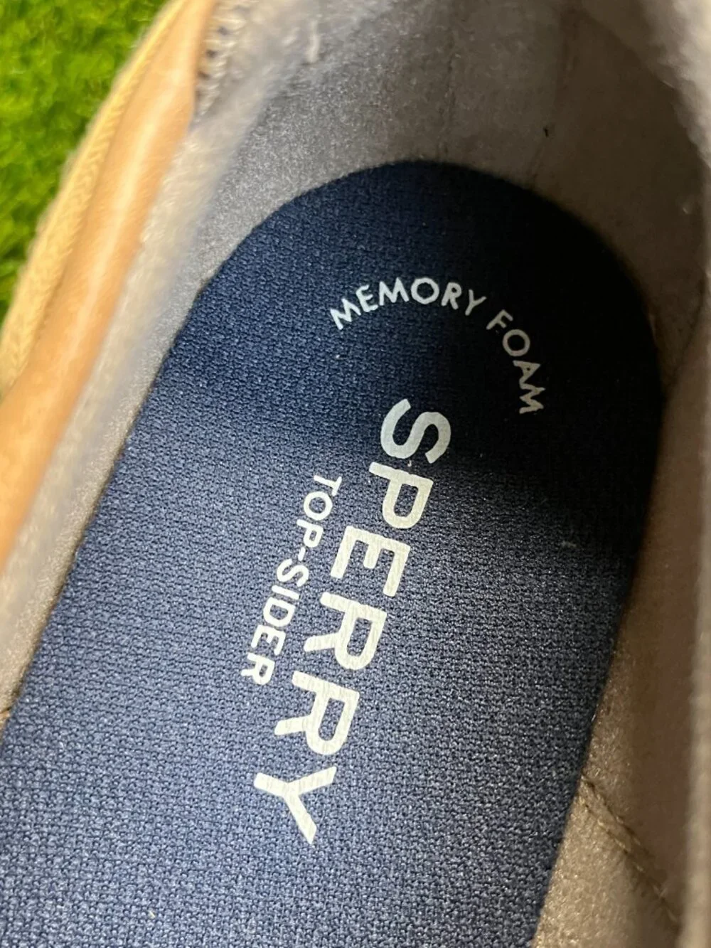 Sperry‎ Surveyo 2-Eye Mens Size 8 Brown White Casual Classic Leather Boat Shoes